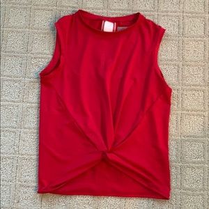 Lucky in Love Tennis Top (Red)